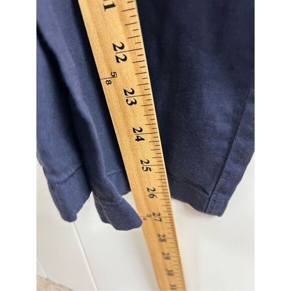 Outerknown SEA Suit Navy Jumpsuit Long Sleeve Button‎ Linen Blend Coveralls XS - Picture 11 of 13